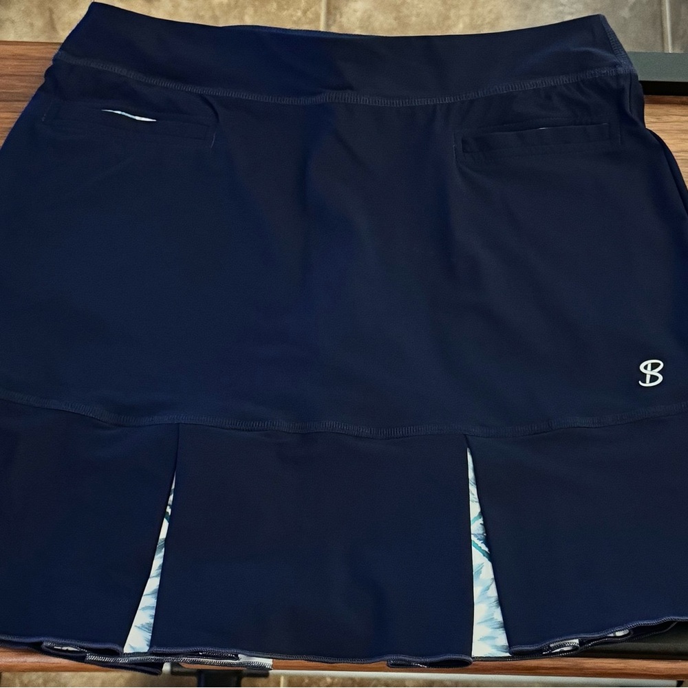 Stylish Navy Blue Mini Skirt